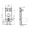 Ideal Standard ProSys Predstenová inštalácia 80 M na závesné WC R014367