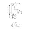 Ideal Standard Ceraplus II Umývadlový ventil, pre studenú vodu, chróm BC117AA