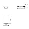 Ideal Standard Blend WC doska, SoftClose, biela T392701