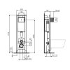 Ideal Standard ProSys Predstenová inštalácia ECO M F pre závesné WC E233367