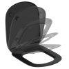 Ideal Standard Tesi WC doska SoftClose, čierna T3529V3