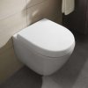 Villeroy & Boch Subway 2.0 WC doska s poklopom Compact, alpská biela 9M69Q101