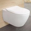 Villeroy & Boch Subway 2.0 WC doska so sklápaním SoftClosing, biela 9M78S101