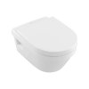 Villeroy & Boch Architectura Závesné WC, WC doska SoftClose, Rimless, s CeramicPlus, alpská biela 5684HRR1