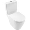 Villeroy & Boch Avento WC kombi misa, DirectFlush, CeramicPlus, alpská biela 5644R0R1