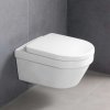 Villeroy & Boch Architectura Závesné WC s WC doskou SoftClosing, DirectFlush, CeramicPlus, alpská biela 4694HRR1