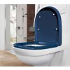 Villeroy & Boch ViCare WC sedadlo, SoftClosing, QuickRelease, AntiBac, modrá 9M67S1P1