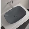 Villeroy & Boch Loop&Friends Umývadlo na dosku, 56x38 cm, s prepadom, CeramicPlus, Graphite 4A4900i4