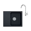 Franke Sety Set T94, tectonitový drez OID 611-62 a batéria FP 9000.031, čierna/chróm 143.0675.615