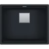 Franke Kubus 2 Fragranitový drez KNG 110-52, 56x46 cm, matná čierna 125.0670.898