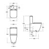 Ideal Standard i.Life S WC kombi misa, RimLS+, biela T459701