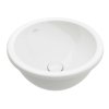 Villeroy & Boch Loop&Friends Umývadlo zápustné, priemer 39 cm, s prepadom, s CeramicPlus, alpská biela 4A5900R1