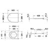 Duravit Soleil by Starck WC doska, SoftClose, biela 0026490000