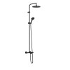 Hansgrohe Vernis Blend Sprchový set Showerpipe 240 s vaňovým termostatom, 2 prúdy, matná čierna 26899670-HG