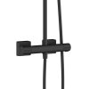 Hansgrohe Vernis Shape Sprchový set Showerpipe 240 s vaňovým termostatom, 2 prúdy, matná čierna 26900670-HG