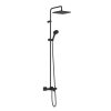 Hansgrohe Vernis Shape Sprchový set Showerpipe 240 s vaňovým termostatom, 2 prúdy, matná čierna 26900670-HG