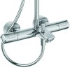 Ideal Standard CeraTherm Sprchový set s vaňovým termostatom, 20x30 cm, 3 prúdy, chróm A7591AA