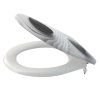 Alca  WC doska, Softclose, biela/zen A604 ZEN