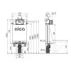 Alcadrain Predstenové inštalácie Predstenová inštalácia na závesné WC, dávkovač tabliet, pre zamurovanie, stavebná výška 1,06 m AM100/1000
