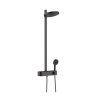 Hansgrohe Pulsify S Sprchový set s termostatom, priemer 26 cm, 3 prúdy, matná čierna 24240670-HG