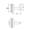 Grohe QuickFix Start Cube Háčik, supersteel 40961DC0-GR