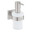 Grohe QuickFix Start Cube Dávkovač mydla s držiakom, sklo/supersteel 41098DC0-GR