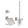 Grohe QuickFix Start Cube Set doplnkov na toaletu 3 v 1, supersteel 41123DC0-GR