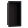 Hansgrohe XtraStoris Original Výklenok do steny s rámom, 30x15x7 cm, matná čierna 56092670-HG