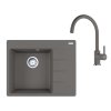 Franke Sety Kuchynský set G270ŠK, fragranitový drez CNG 611-62 TL/2 a batéria FC 6018.084, sivý kameň 114.0700.772