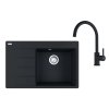 Franke Sety Kuchynský set G271MČ, fragranitový drez CNG 611-78 TL/7 a batéria FC 6018.901, matná čierna 114.0700.774