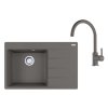 Franke Sety Kuchynský set G272ŠK, fragranitový drez CNG 611-78 TL/2 a batéria FC 6018.084, sivý kameň 114.0700.780