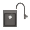 Franke Sety Kuchynský set G273ŠK, fragranitový drez MRG 610-37 RTL a batéria FC 6018.084, sivý kameň 114.0700.785
