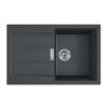 Franke Sety Kuchynský set T123Č, tectonitový drez S2D 611-78 a batéria FC 6018.901, čierna/matná čierna 143.0687.352