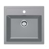 Franke Sety Kuchynský set T114Š, tectonitový drez SID 610 a batéria FS 3230.031, sivá/chróm 143.0687.360