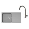 Franke Sety Kuchynský set T120Š, tectonitový drez OID 611 a batéria FC 6018.084, sivá/sivý kameň 143.0687.379