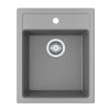 Franke Sety Kuchynský set T121Š, tectonitový drez SID 610-40 a batéria FC 6018.084, sivá/sivý kameň 143.0687.385