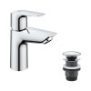 Grohe Start Edge Umývadlová batéria s výpustom Push-Open, chróm 24199001-GR