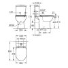 Grohe Bau Ceramic WC kombi set s nádržkou a doskou Softclose, Rimless, DualFlush, alpská biela 39942000-GR