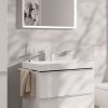 Hansgrohe Tecturis E Umývadlová batéria s výpusťou, CoolStart, EcoSmart, matná biela 73002700-HG