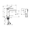 Hansgrohe Tecturis E Umývadlová batéria, CoolStart, EcoSmart, kefovaný bronz 73012140-HG