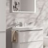 Hansgrohe Tecturis E Umývadlová batéria s výpusťou, CoolStart, EcoSmart, matná biela 73014700-HG