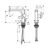 Hansgrohe Tecturis E Umývadlová batéria s výpusťou, CoolStart, EcoSmart, kefovaný bronz 73023140-HG