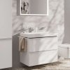 Hansgrohe Tecturis E Umývadlová batéria s výpusťou, CoolStart, EcoSmart, matná biela 73023700-HG