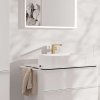 Hansgrohe Tecturis E Umývadlová batéria s výpusťou Push-Open, CoolStart, EcoSmart, kefovaný bronz 73070140-HG