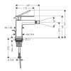 Hansgrohe Tecturis E Bidetová batéria s výpusťou, matná biela 73200700-HG