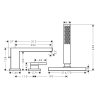 Hansgrohe Tecturis E Batéria na okraj vane, 3-otvorová inštalácia, sBox, chróm 73443000-HG