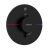 Hansgrohe ShowerSelect Comfort Termostatická batéria pod omietku, matná čierna 15553670-HG