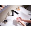Hansgrohe Tecturis E Umývadlová batéria s výpusťou, 2-otvorová inštalácia, CoolStart, EcoSmart+, matná čierna 73053670-HG