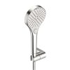 Hansa Viva Set sprchovej hlavice, držiaka a hadice, 3 prúdy, chróm 44170220