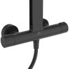 Ideal Standard ALU+ Sprchový set s termostatom, priemer 26 cm, 2 prúdy, hodvábna čierna BD583XG